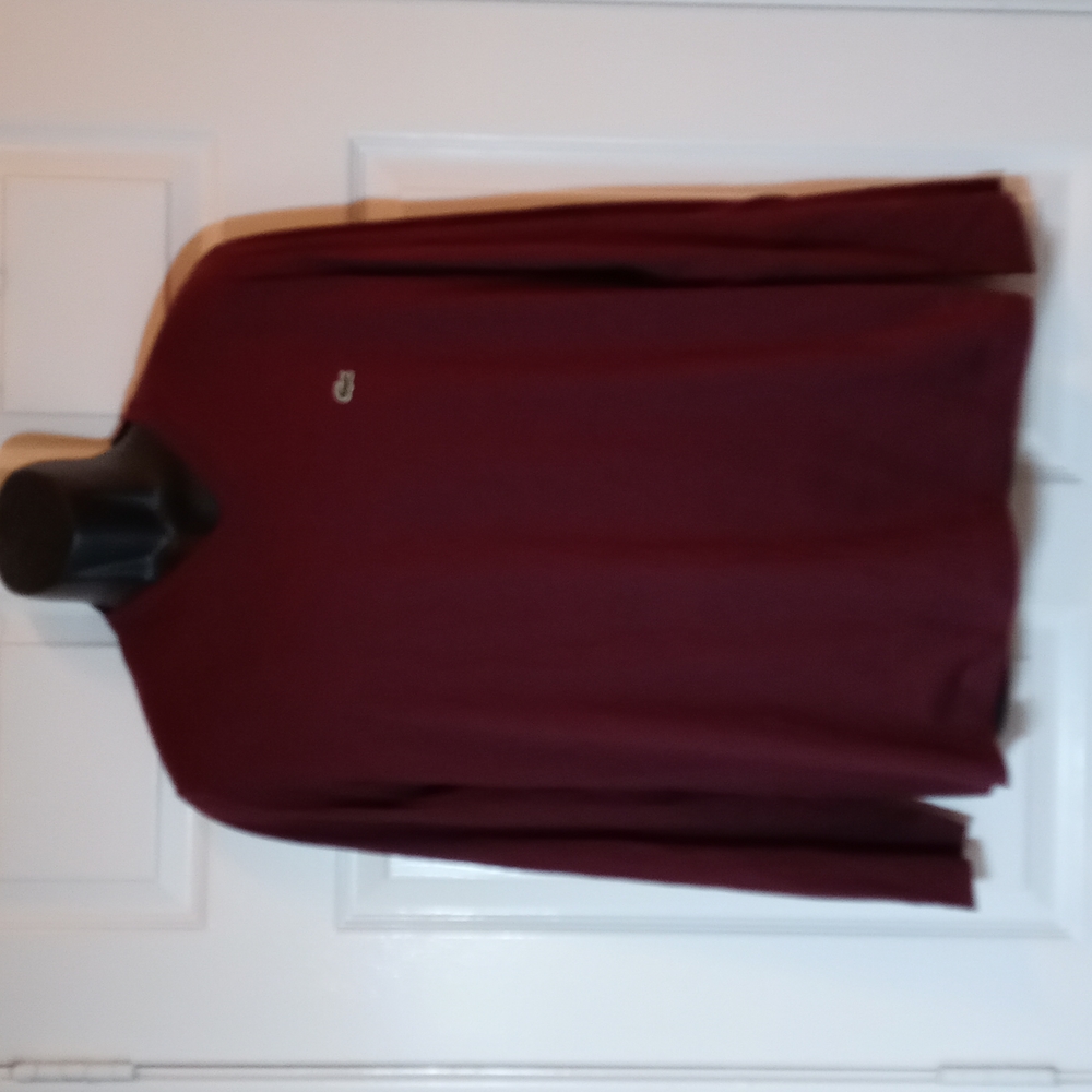 Lacoste V-Neck Cotton Long sleeve T-Shirt M